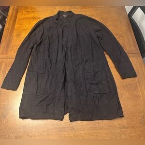 Barefoot Dreams Cozychic Lite Black Cardigan Sweater